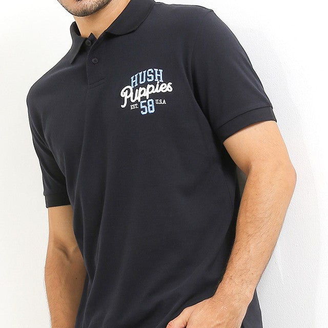 Hush Puppies Pakaian Pria Polo Picard In Black