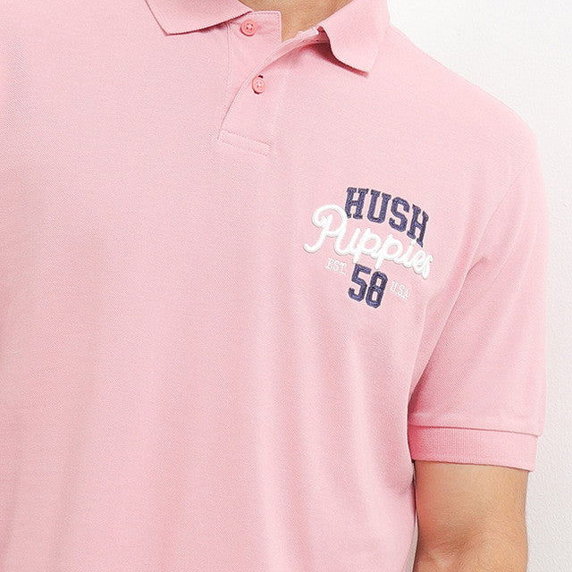 Hush Puppies Pakaian Pria Polo Picard In Pink
