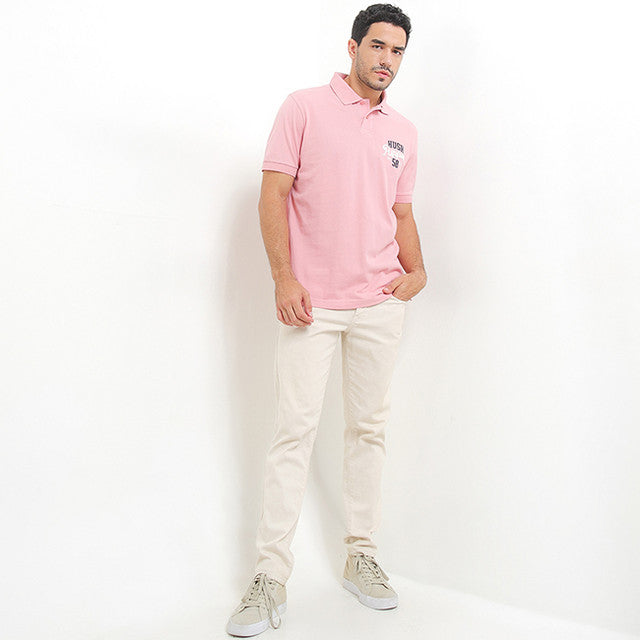 Hush Puppies Pakaian Pria Polo Picard In Pink