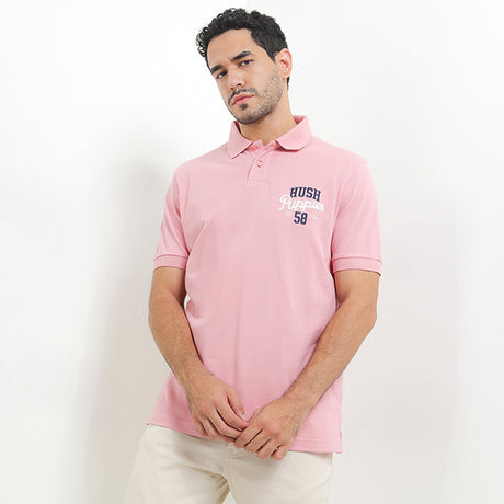 Hush Puppies Pakaian Pria Polo Picard In Pink