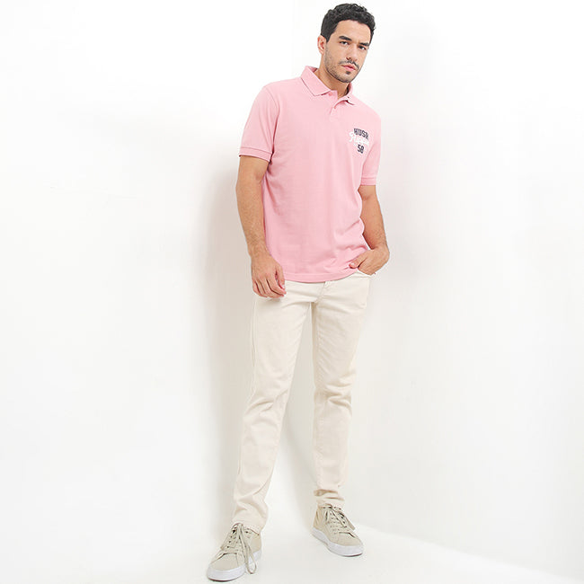 Hush Puppies Pakaian Pria Polo Picard In Pink