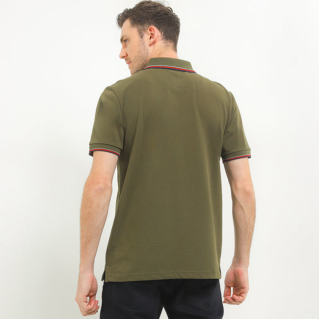 Hush Puppies Men Tops Bsc Benzema In Olive