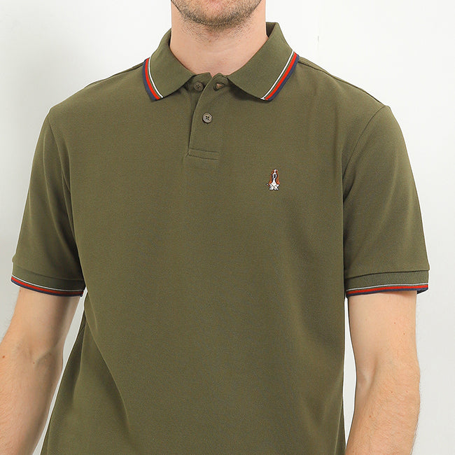 Hush Puppies Men Tops Bsc Benzema In Olive