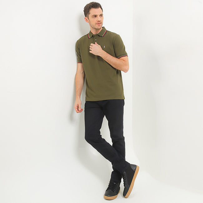 Hush Puppies Men Tops Bsc Benzema In Olive