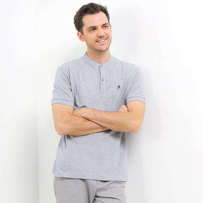 Hush Puppies Pakaian Pria T Shirt Limoges 4 In Grey