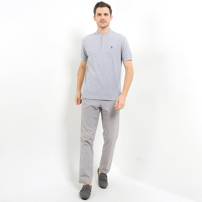 Hush Puppies Pakaian Pria T Shirt Limoges 4 In Grey