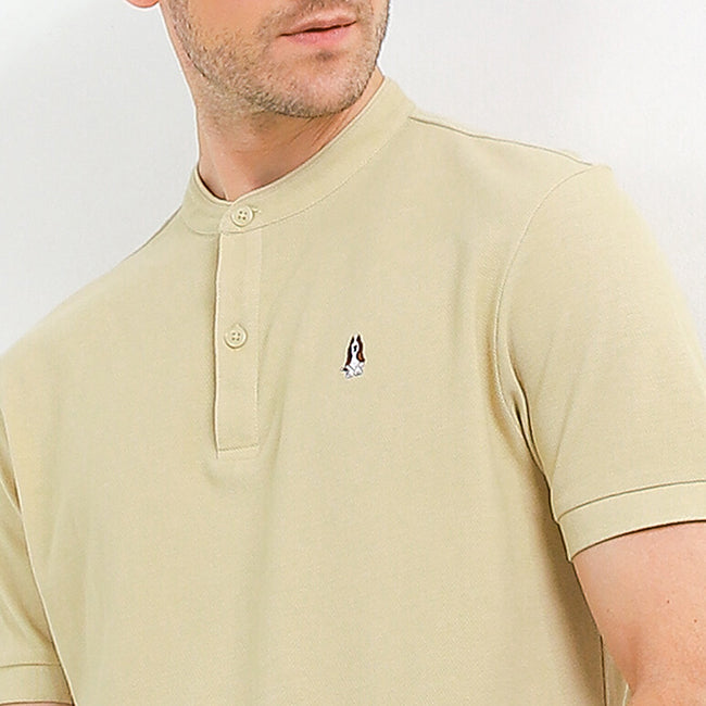 Hush Puppies Pakaian Pria T Shirt Limoges 4 In Khaki