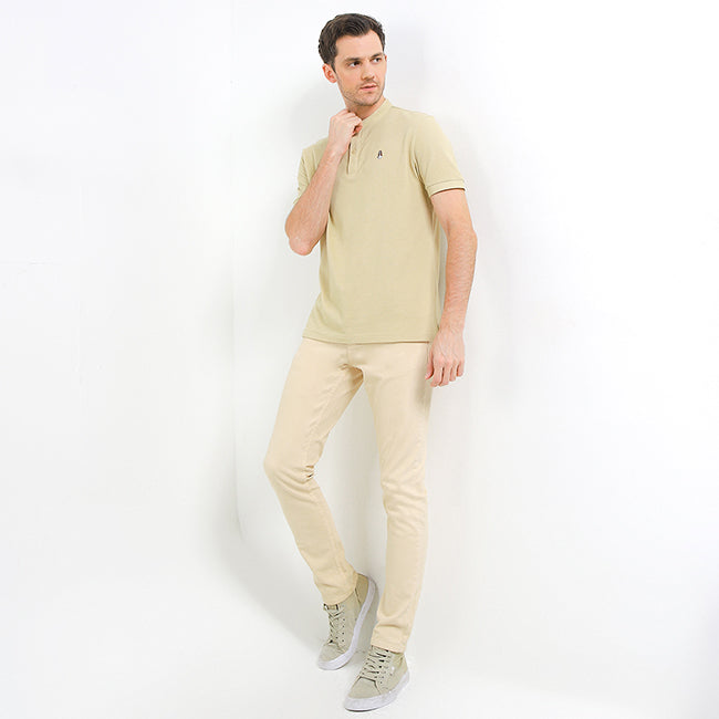 Hush Puppies Pakaian Pria T Shirt Limoges 4 In Khaki