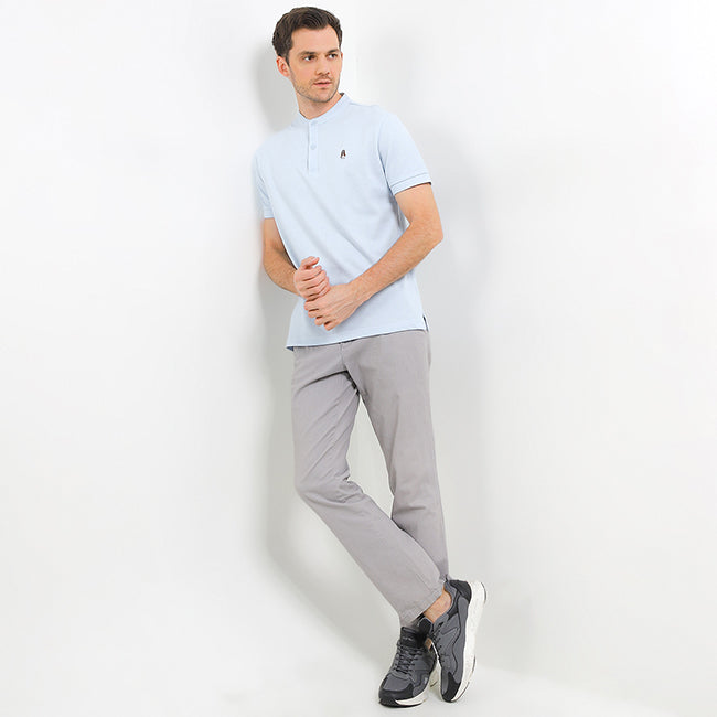 Hush Puppies Pakaian Pria T Shirt Limoges 4 In Light Blue