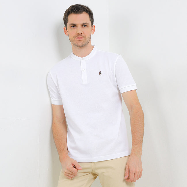Hush Puppies Pakaian Pria T Shirt Limoges 4 In White
