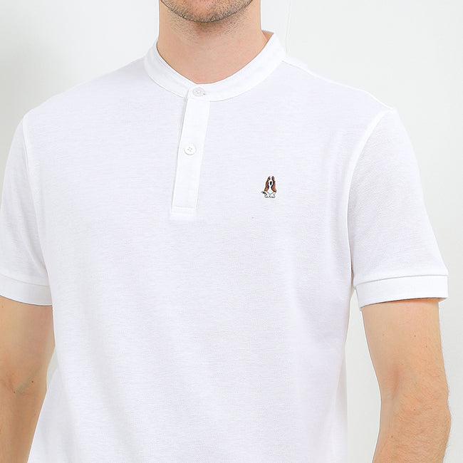 Hush Puppies Pakaian Pria T Shirt Limoges 4 In White