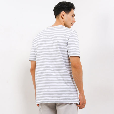 Hush Puppies Pakaian Pria T Shirt Ancora In Gray