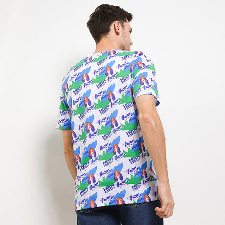 Hush Puppies Pakaian Pria T Shirt Chez In White