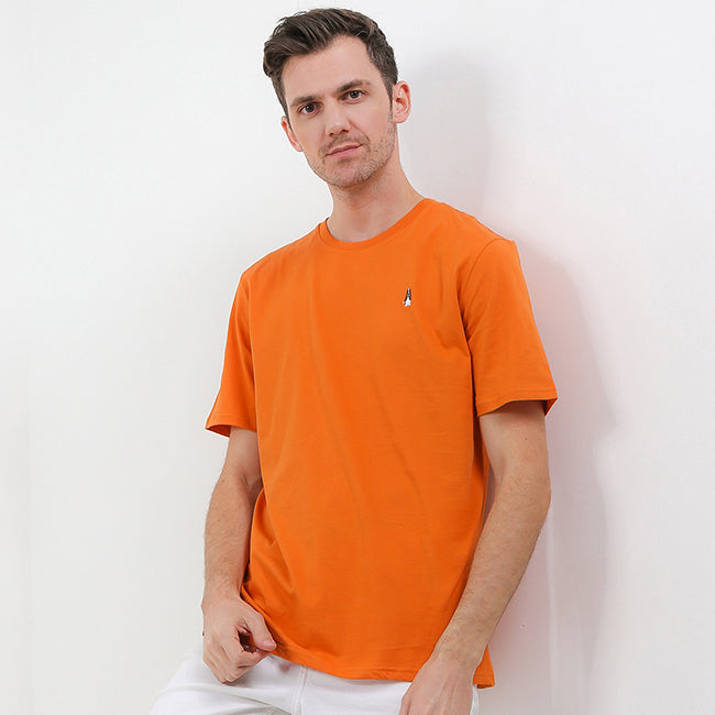 Hush Puppies Pakaian Pria T Shirt Bsc Adhesh 5 In Orange