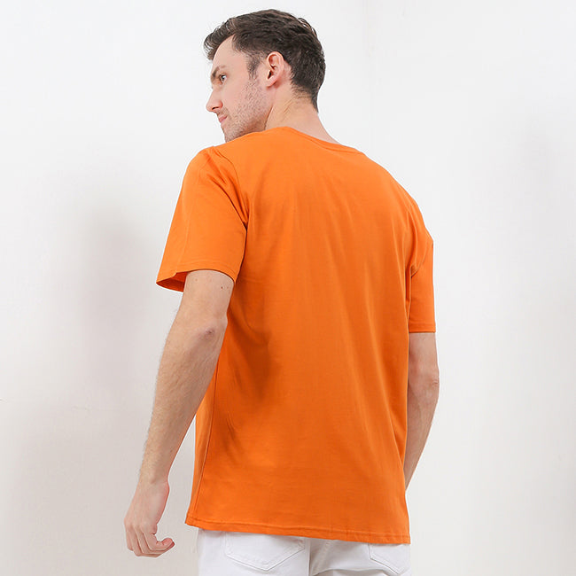 Hush Puppies Pakaian Pria T Shirt Bsc Adhesh 5 In Orange