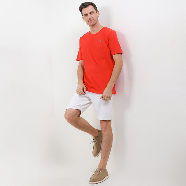 Hush Puppies Pakaian Pria T Shirt Bsc Adhesh 5 In Red