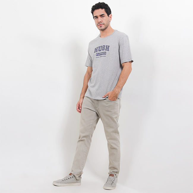 Hush Puppies Pakaian Pria T Shirt Paddington In Grey