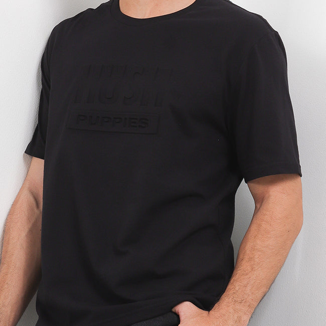 Hush Puppies Pakaian Pria T Shirt Hamish In Black