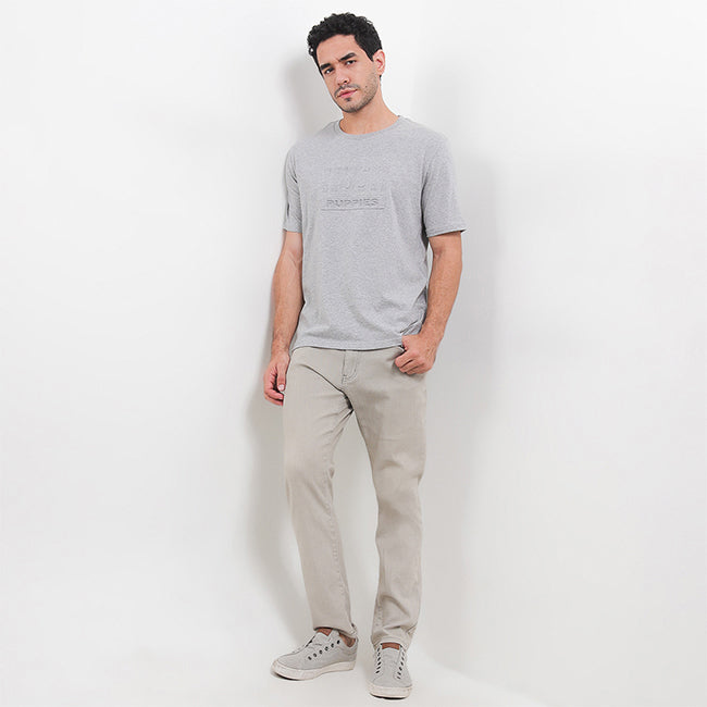 Hush Puppies Pakaian Pria T Shirt Hamish In Grey