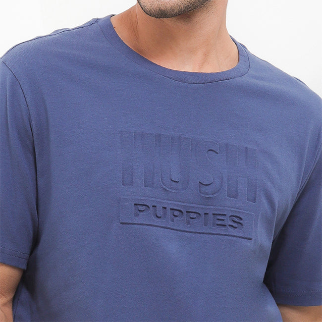 Hush Puppies Pakaian Pria T Shirt Hamish In Navy