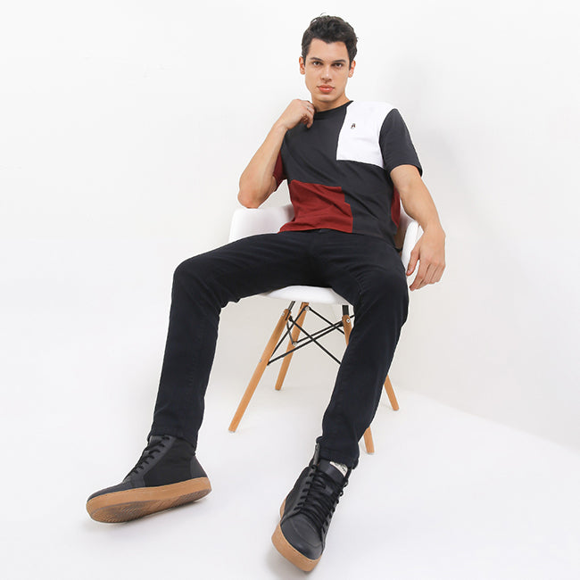 Hush Puppies Pakaian Pria T Shirt Midore In Black