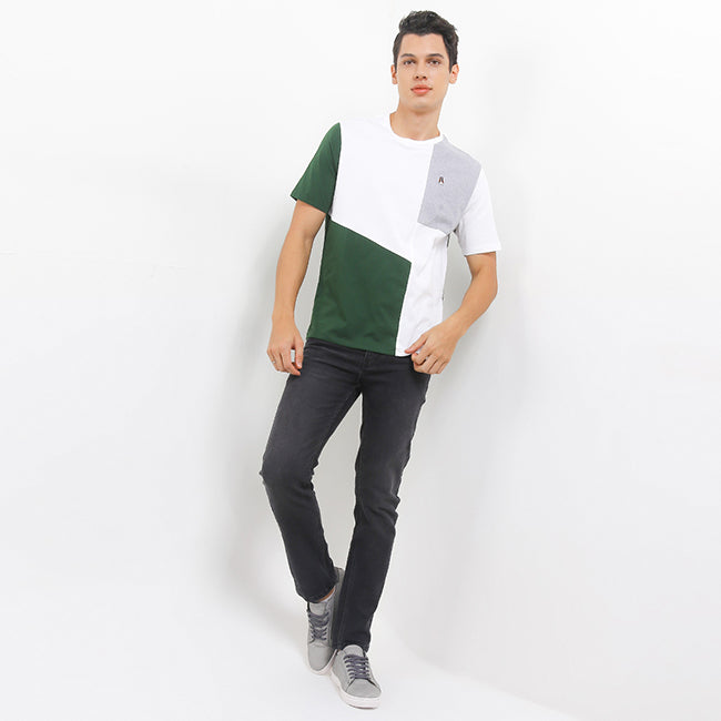 Hush Puppies Pakaian Pria T Shirt Midore In Off White