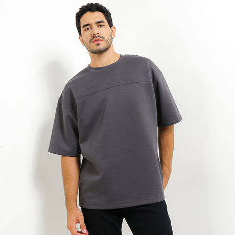 Hush Puppies Pakaian Pria T Shirt Tr Arriva Ts In Gray