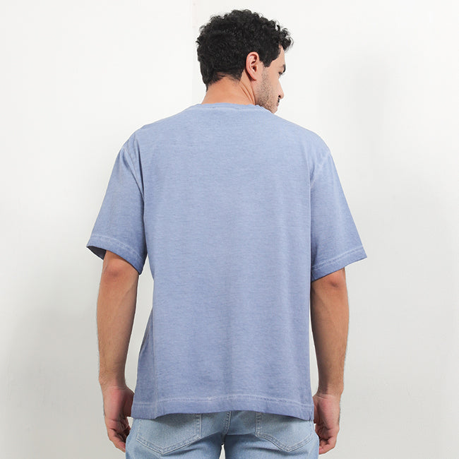 Hush Puppies Pakaian Pria T Shirt Platt In Blue