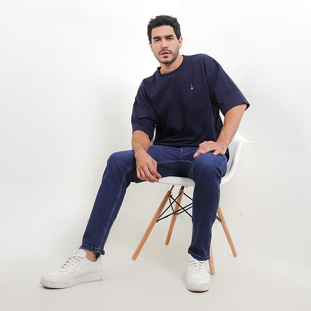 Hush Puppies Pakaian Pria T Shirt Emmit In Navy
