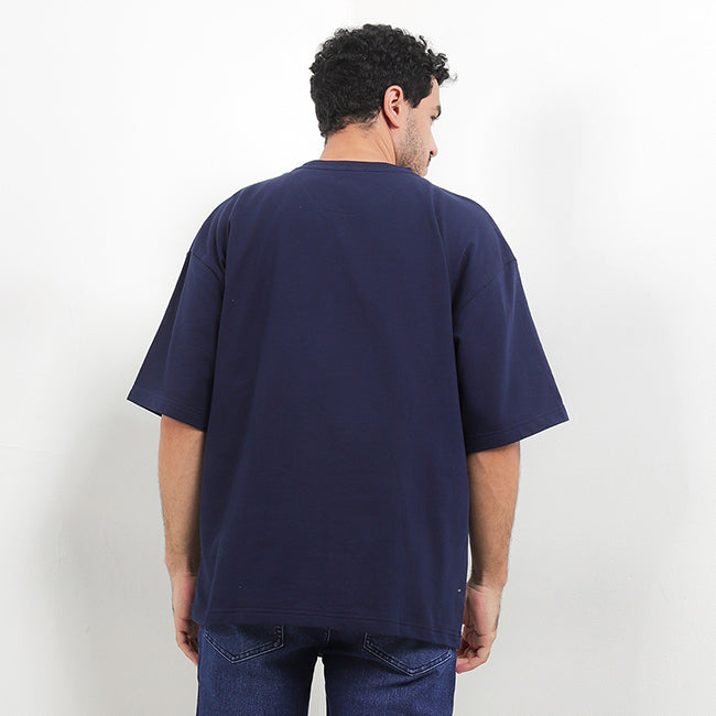 Hush Puppies Pakaian Pria T Shirt Emmit In Navy