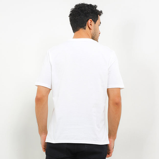 Hush Puppies Pakaian Pria T Shirt Kylian In White