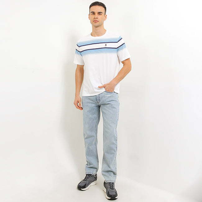 Hush Puppies Pakaian Pria T Shirt Trones In White