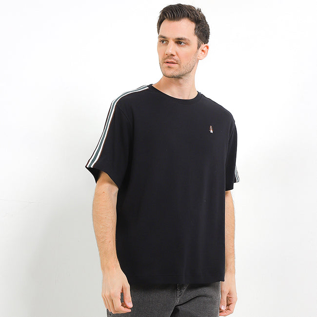 Hush Puppies Pakaian Pria T Shirt Biddo In Black