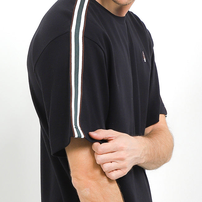 Hush Puppies Pakaian Pria T Shirt Biddo In Black