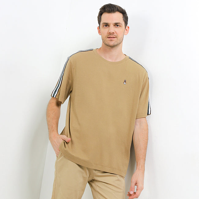 Hush Puppies Pakaian Pria T Shirt Biddo In Khaki