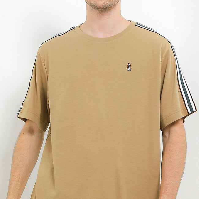 Hush Puppies Pakaian Pria T Shirt Biddo In Khaki