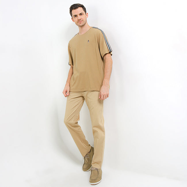 Hush Puppies Pakaian Pria T Shirt Biddo In Khaki