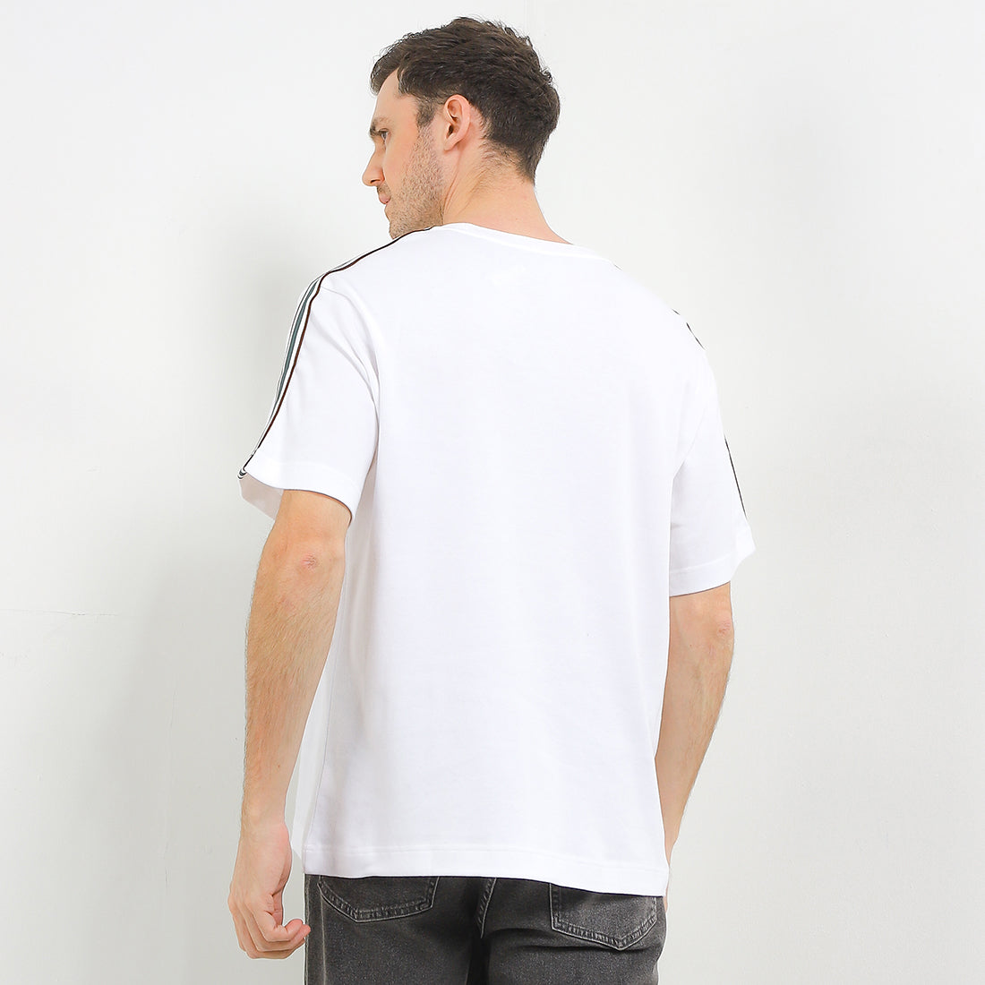 Hush Puppies Pakaian Pria T Shirt Biddo In White