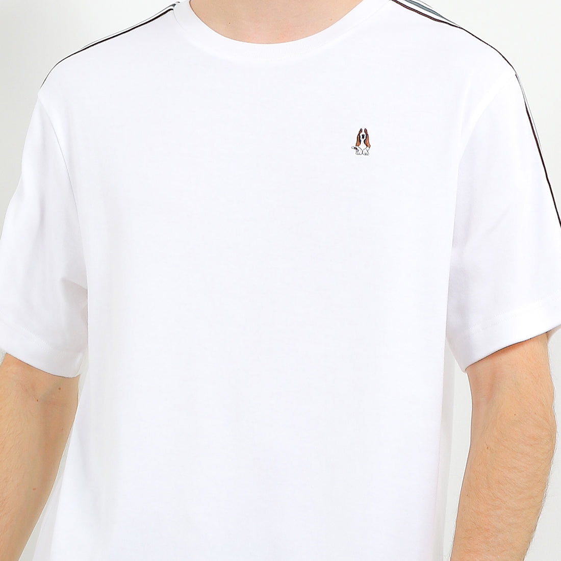 Hush Puppies Pakaian Pria T Shirt Biddo In White