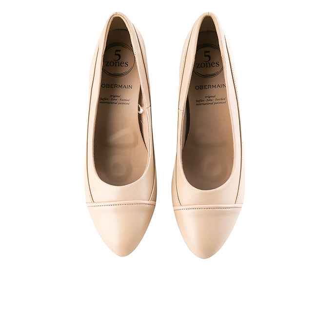 Obermain Sepatu Wanita Heels Agnes Chloris In Nude