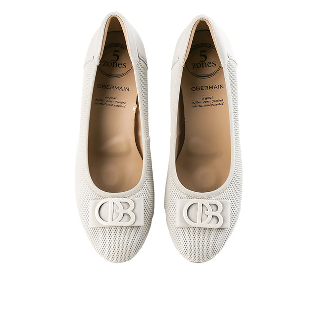 Obermain Sepatu Wanita Heels Adriana Charly In Cream