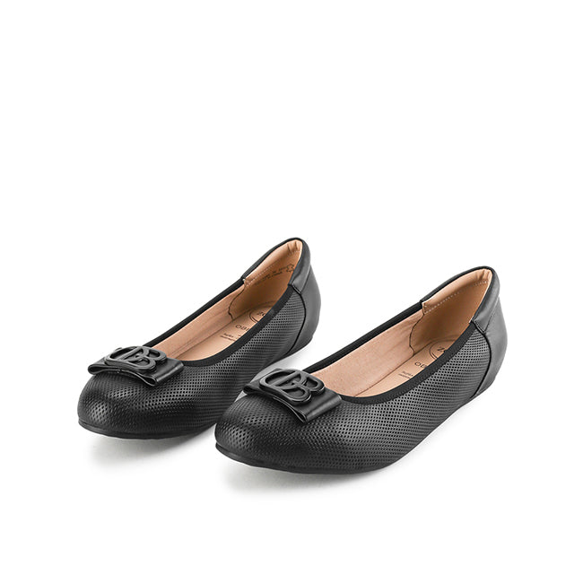 Obermain Sepatu Wanita Flatshoes Happer Charly In Black