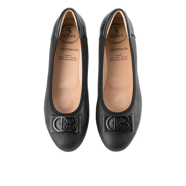 Obermain Sepatu Wanita Flatshoes Happer Charly In Black