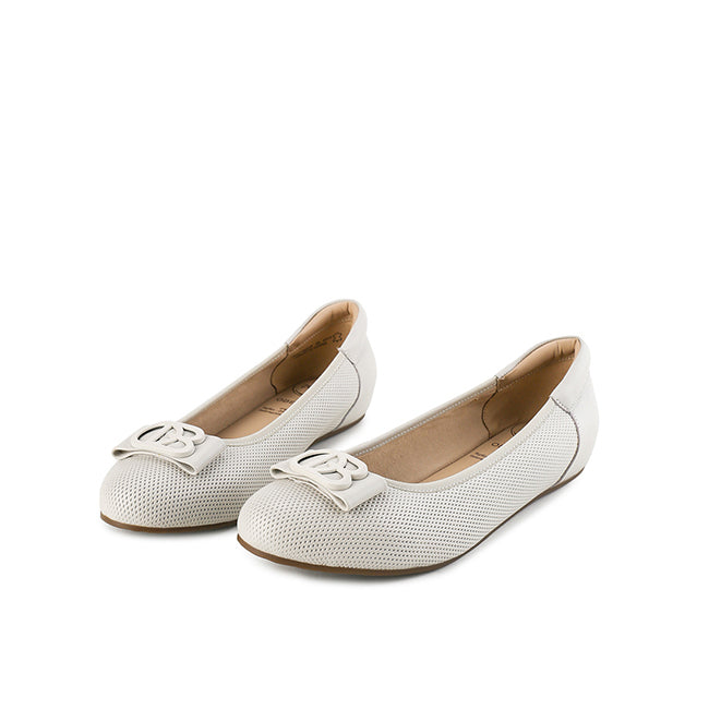 Obermain Sepatu Wanita Flatshoes Happer Charly In Cream