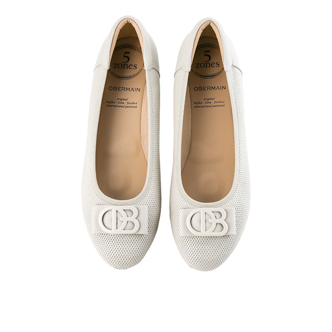 Obermain Sepatu Wanita Flatshoes Happer Charly In Cream