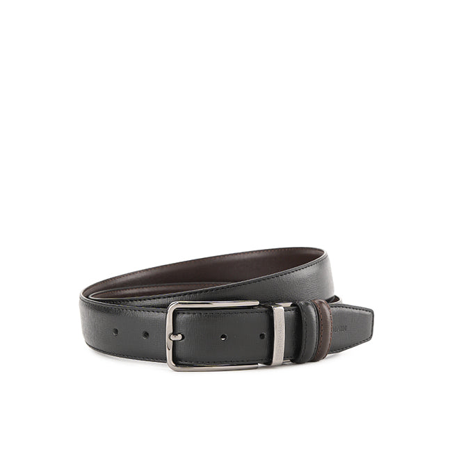 Obermain Aksesoris Pria Rex Pin Clip Reversible In Black/Brown