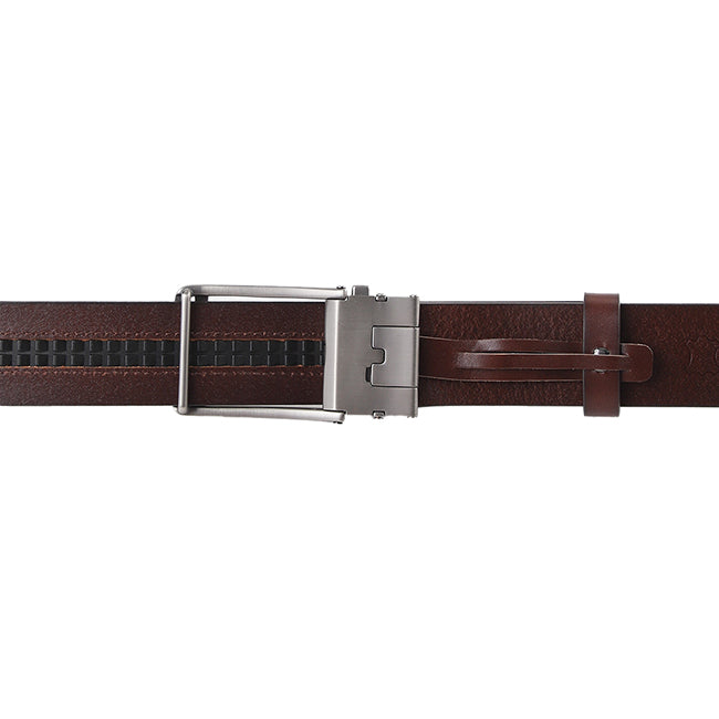 Obermain Men Belt Hayatt Casual Autolock In Dark Brown