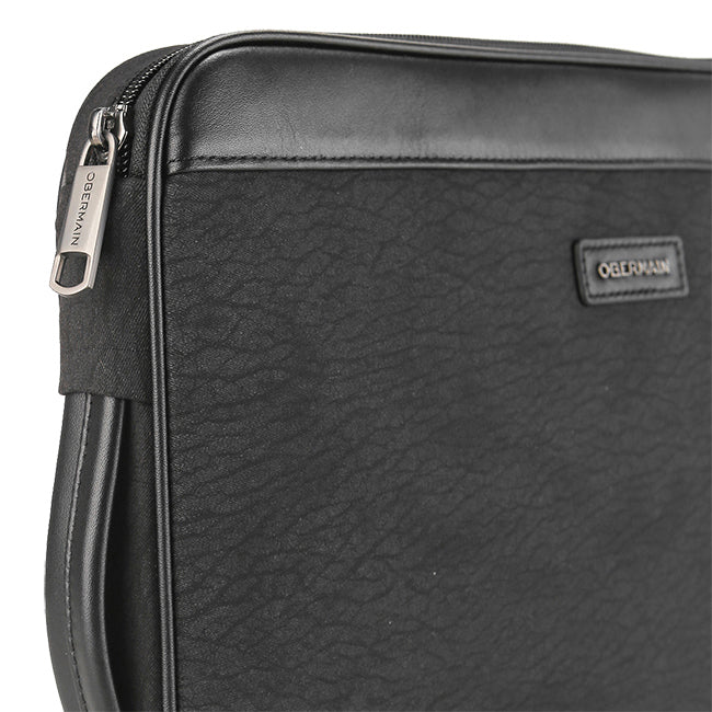 Almond Laptop Sleeve  In Black