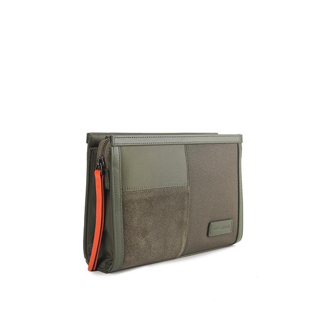 Obermain Tas Pria Laron Clutch In Olive