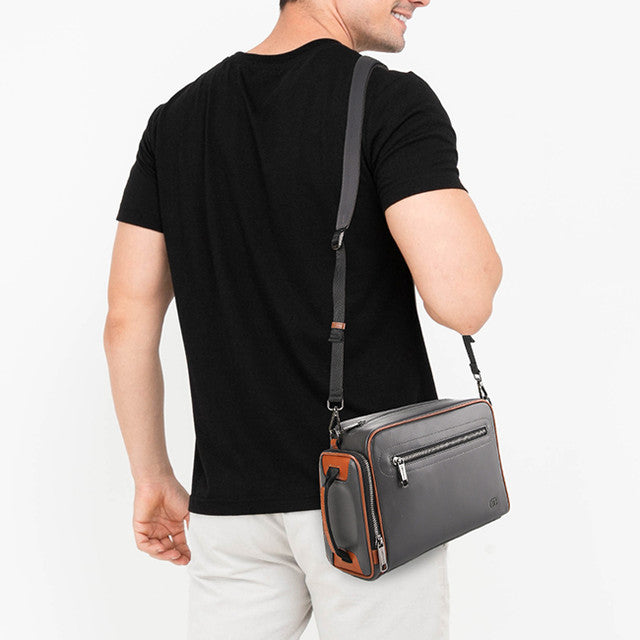 Obermain Tas Pria Lay Crossbody Bag-L In Grey